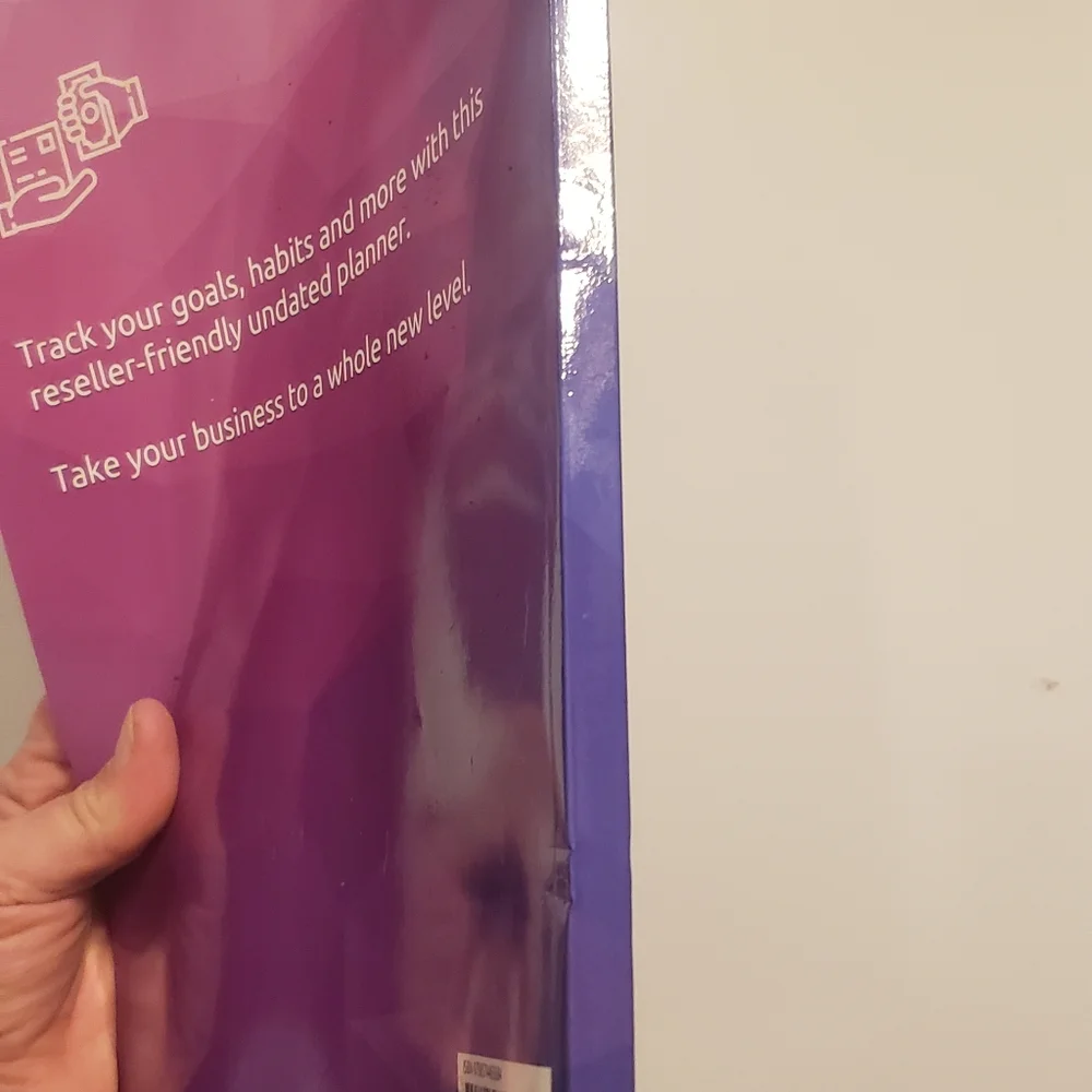 Reseller business planner & tracker paperback Blue